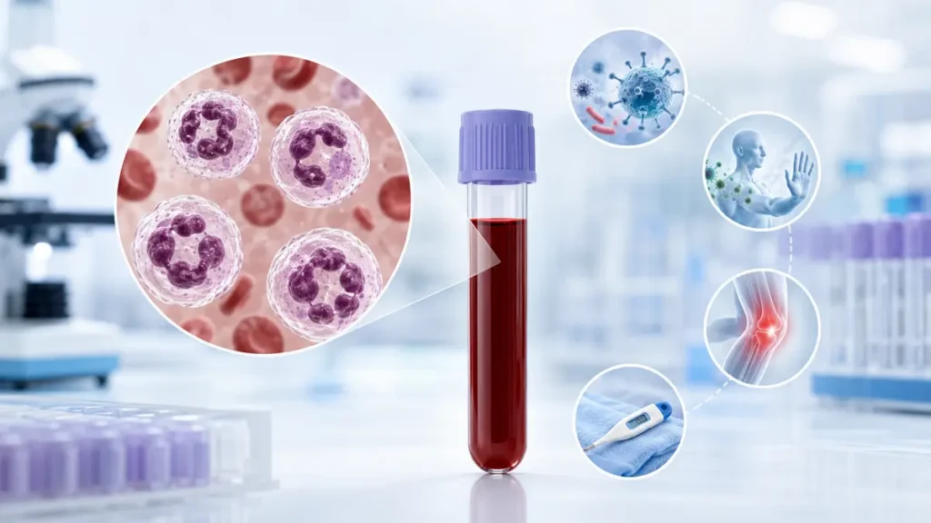 Neutrofil Tinggi, Arti Umum dan Pemeriksaan Darah yang Berkaitan